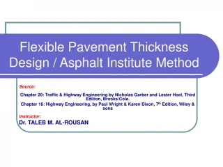 PPT - Flexible Pavement Design PowerPoint Presentation, Free Download ...