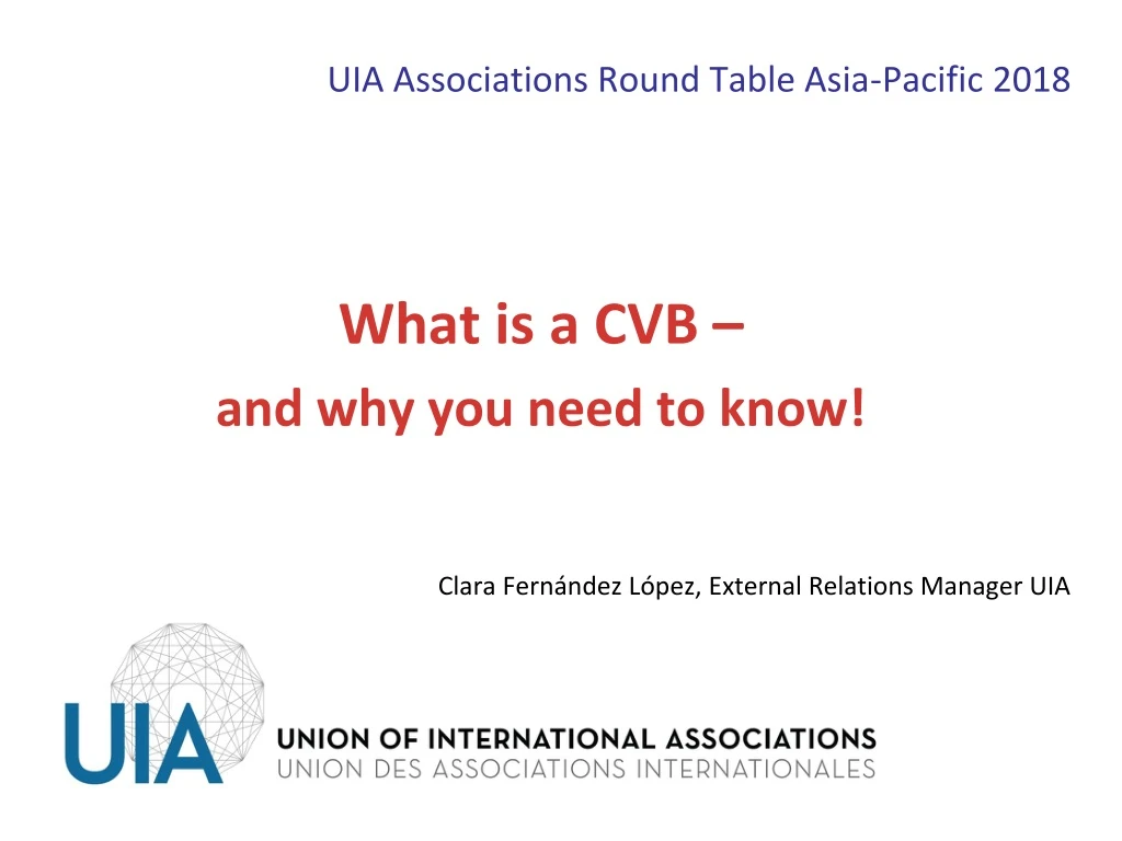 uia associations round table asia pacific 2018