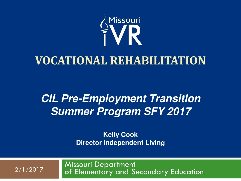 vocational rehabilitation