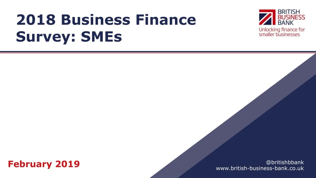 2018 business finance survey smes