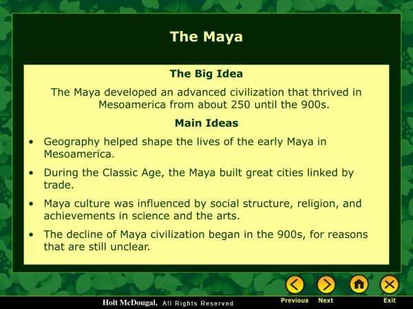 The Maya