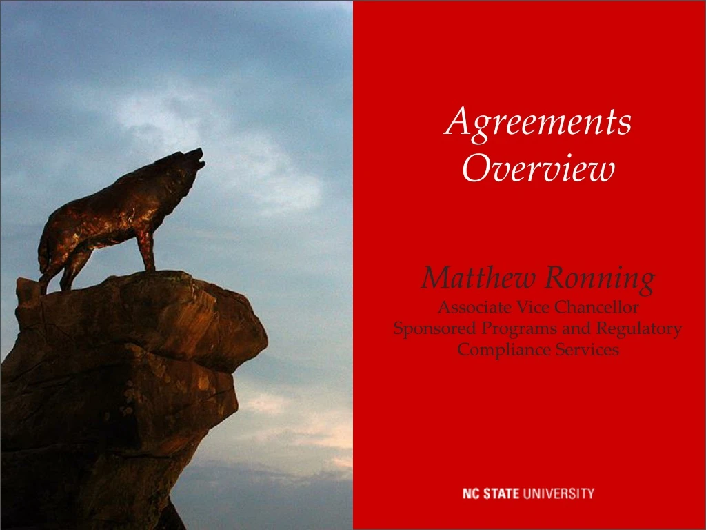 agreements overview