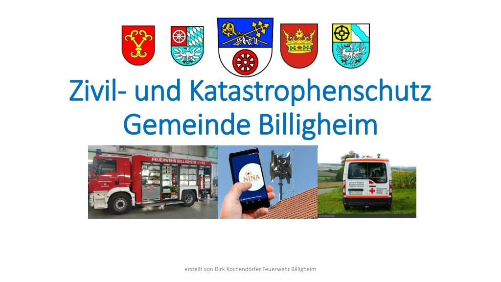 zivil und katastrophenschutz gemeinde billigheim