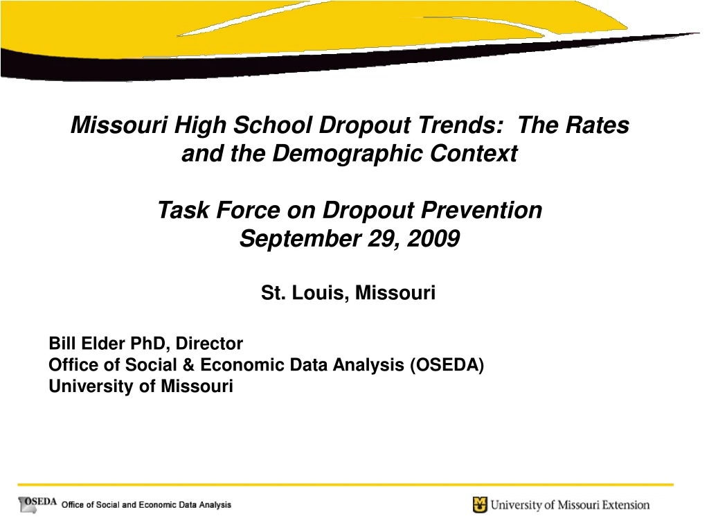 missouri high school dropout trends the rates