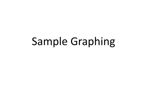 Sample Graphing