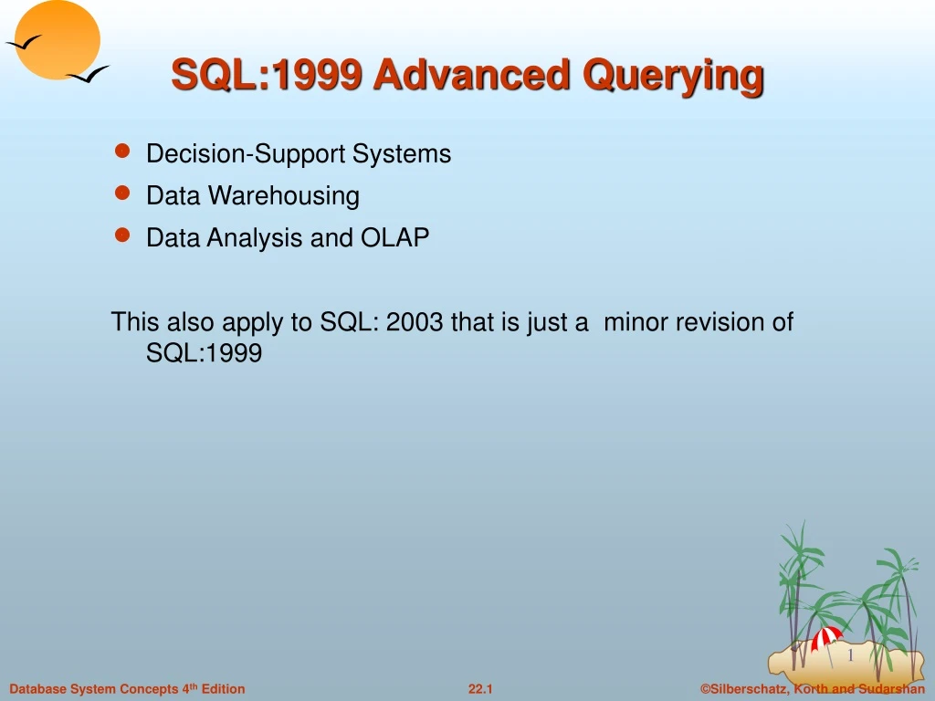 sql 1999 advanced querying