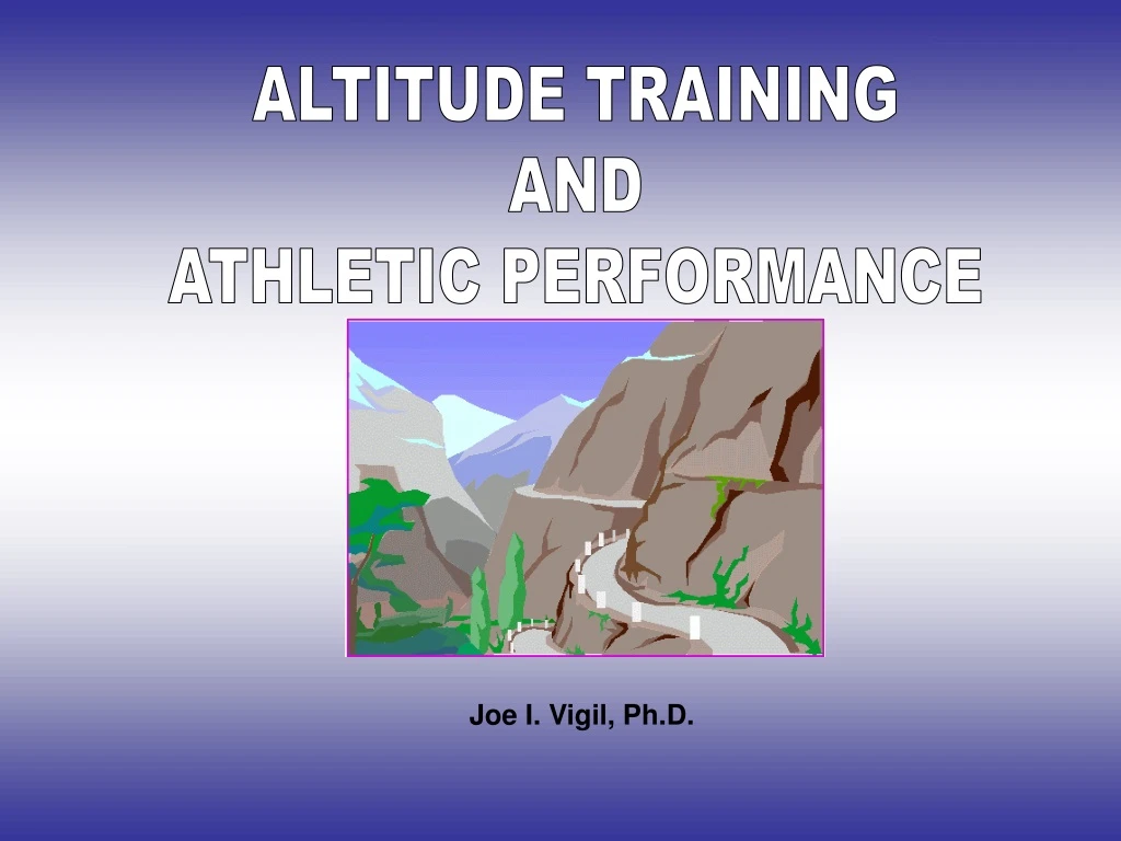 altitude training and athletic performance