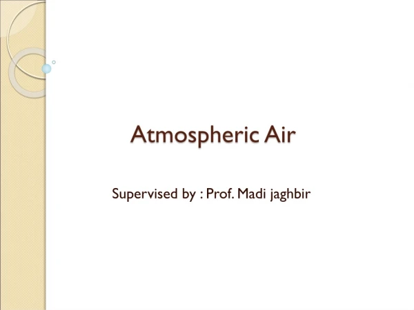 Atmospheric Air