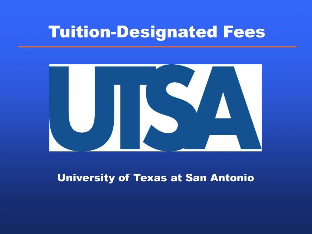 tuition designated fees