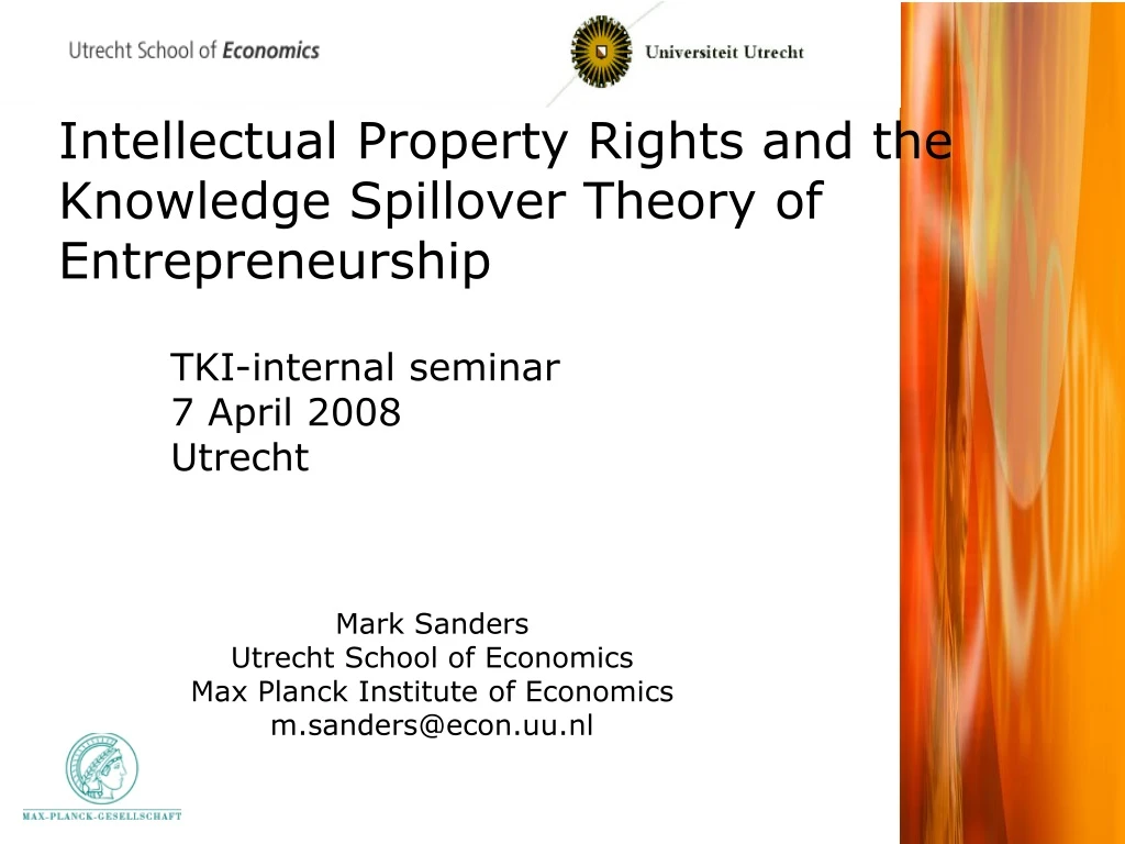 intellectual property rights and the knowledge