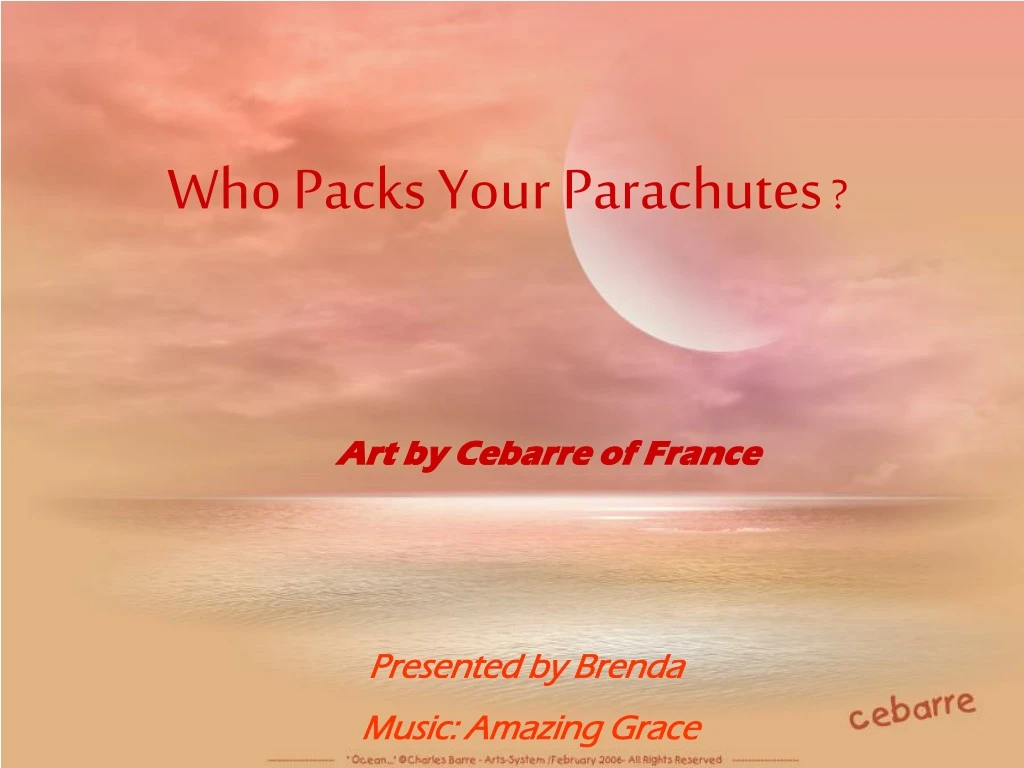 who packs your parachutes