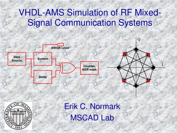 VHDL-AMS Simulation of RF Mixed-Signal Communication Systems