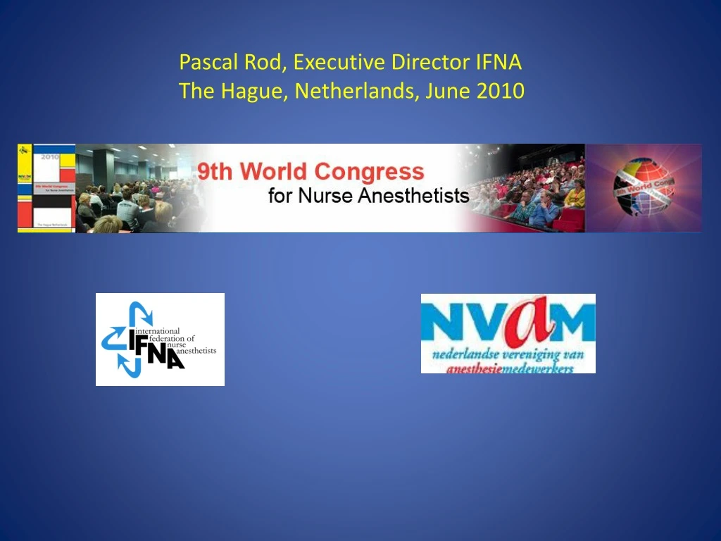 pascal rod executive director ifna the hague