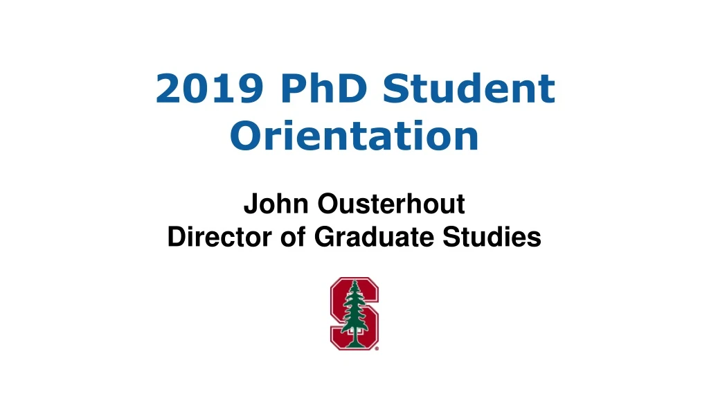 2019 phd student orientation