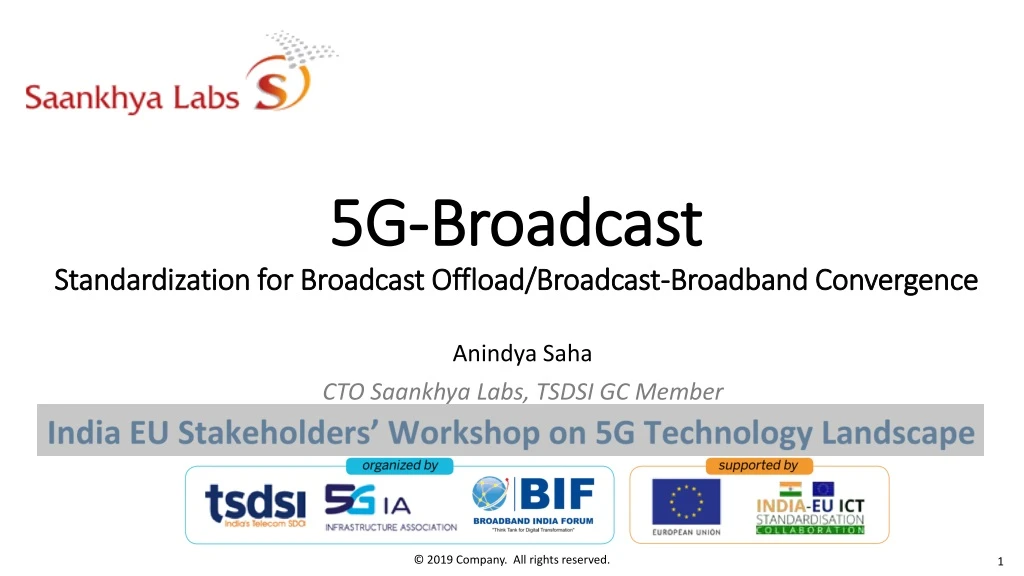 5g broadcast standardization for broadcast offload broadcast broadband convergence