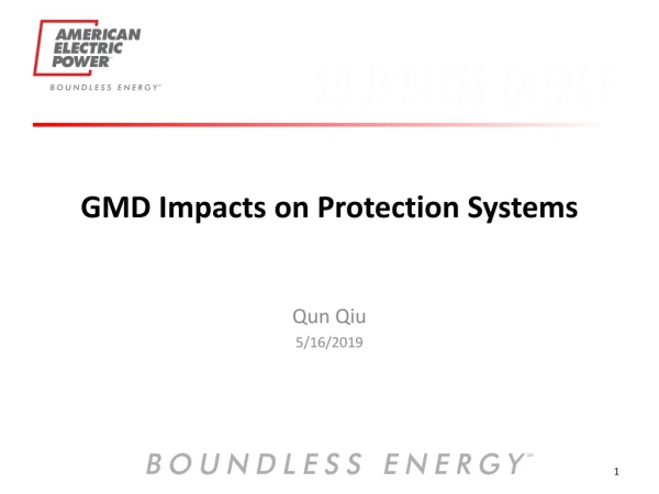 GMD  Impacts on Protection  Systems