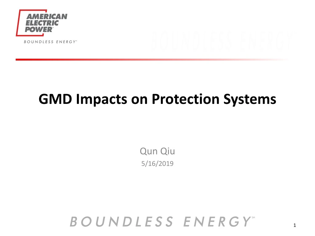gmd impacts on protection systems