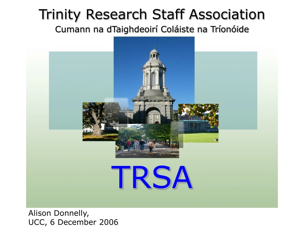 trinity research staff association cumann