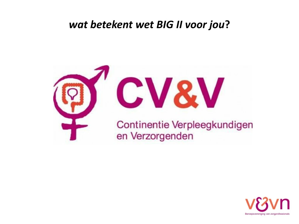 wat betekent wet big ii voor jou