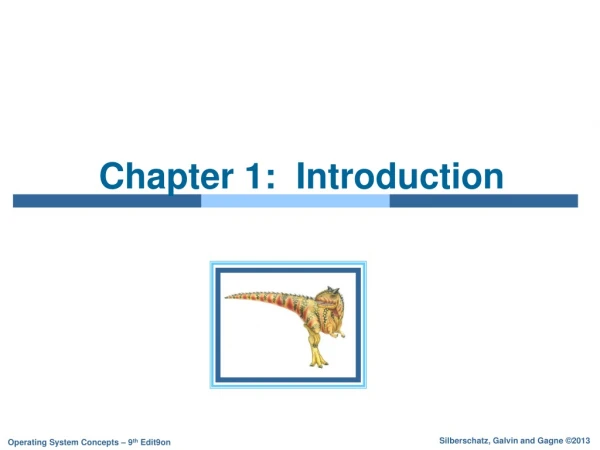 Chapter 1:  Introduction