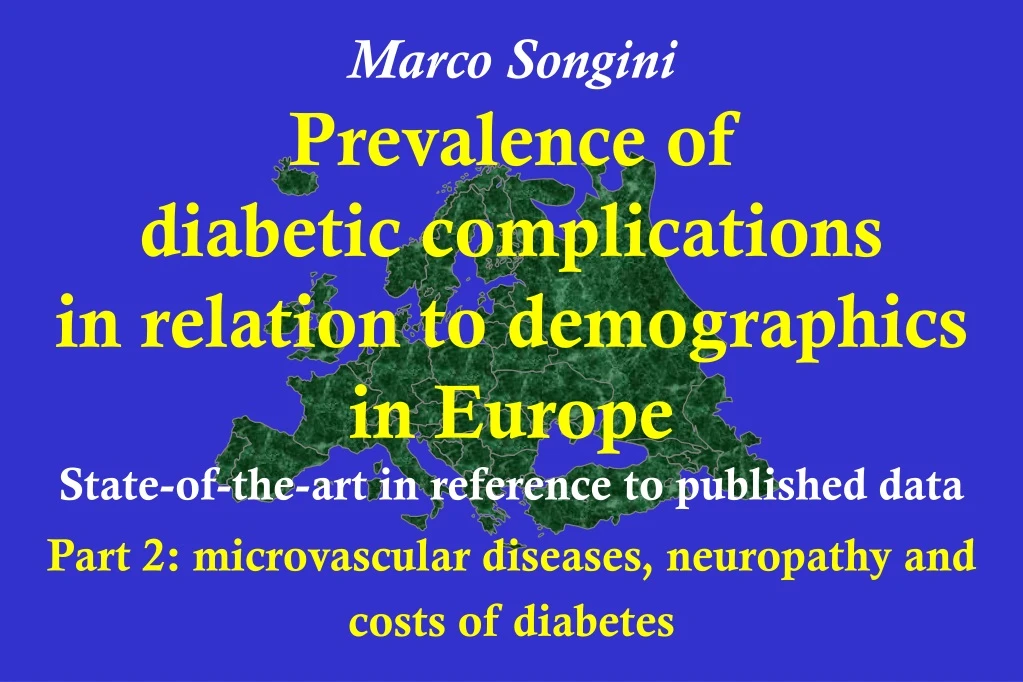 marco songini prevalence of diabetic