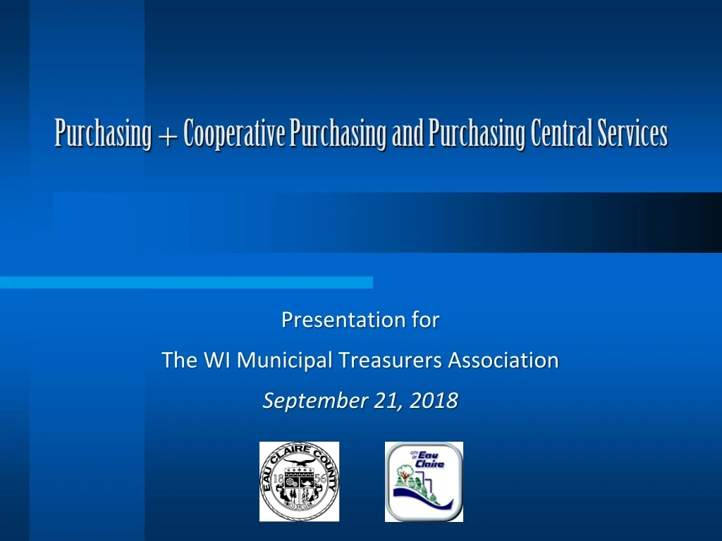 purchasing cooperative purchasing and purchasing central services