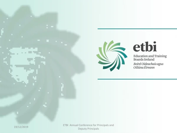 ETBI Annual Conference for Principals and Deputy Principals