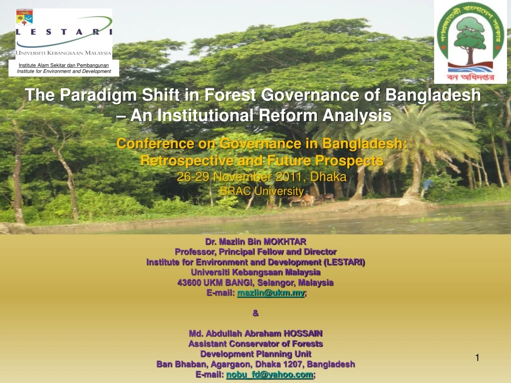 the paradigm shift in forest governance