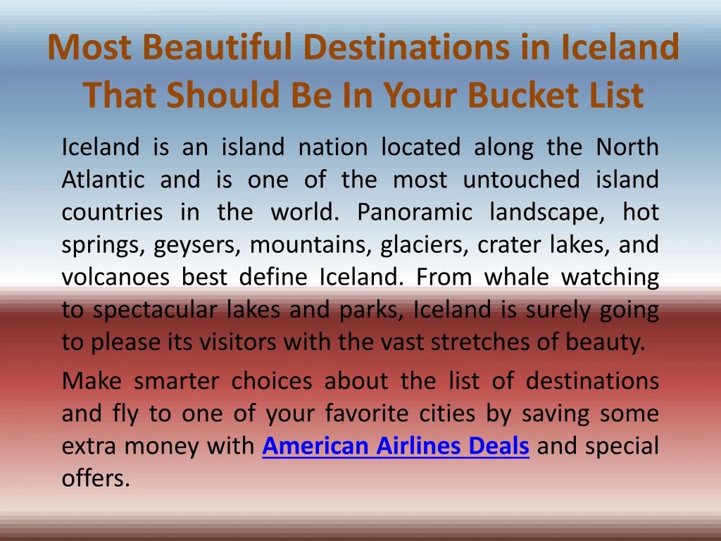 most beautiful destinations in iceland that should be in your bucket list