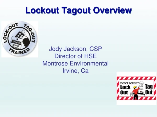 Lockout Tagout Overview