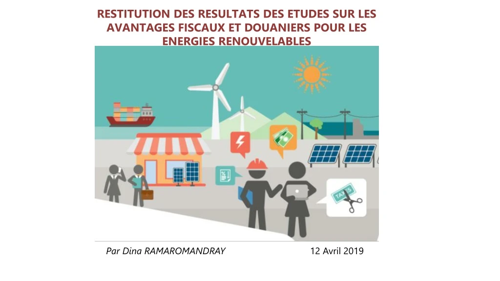 restitution des resultats des etudes