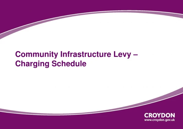 Community Infrastructure Levy – Charging Schedule