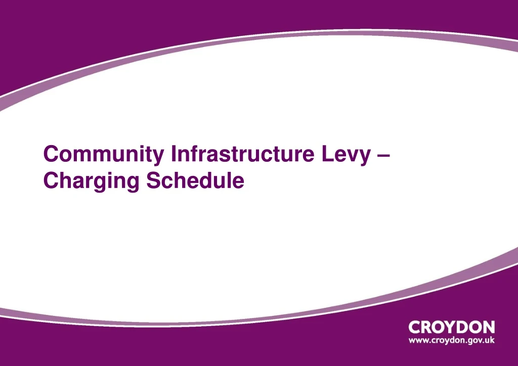 community infrastructure levy charging schedule