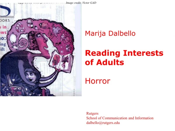 Marija Dalbello Reading Interests of Adults  Horror