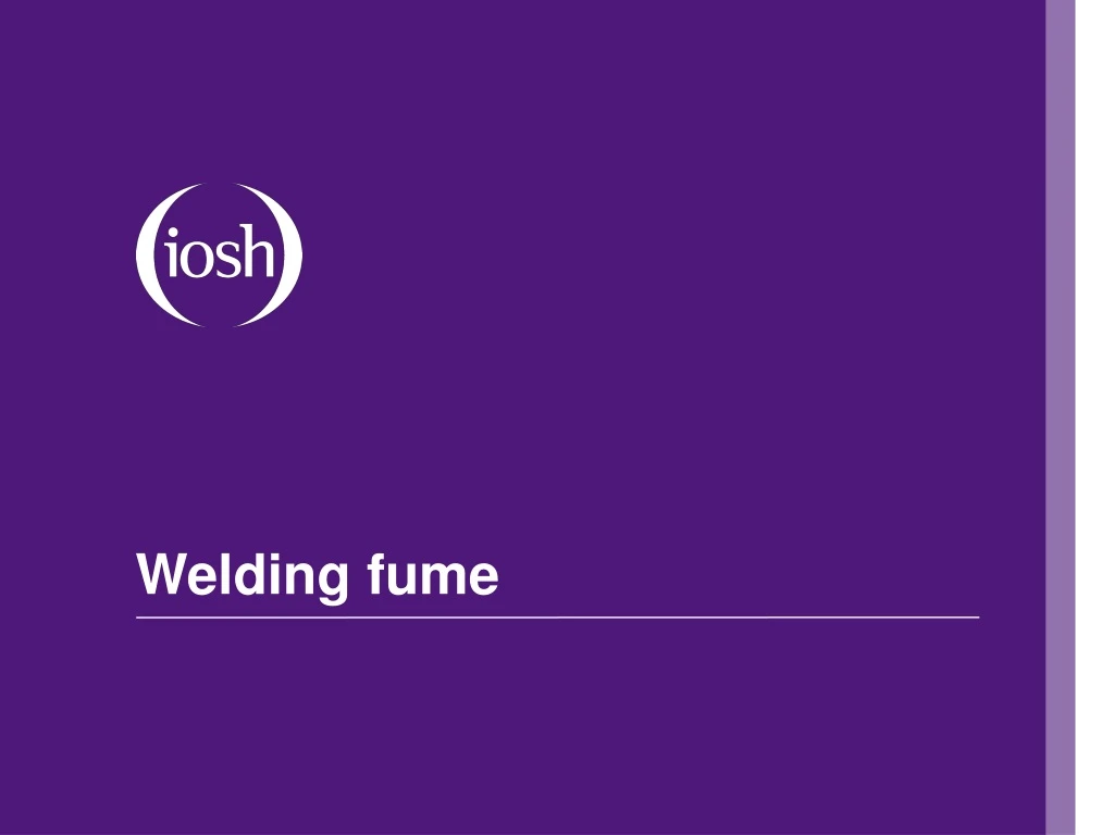 welding fume