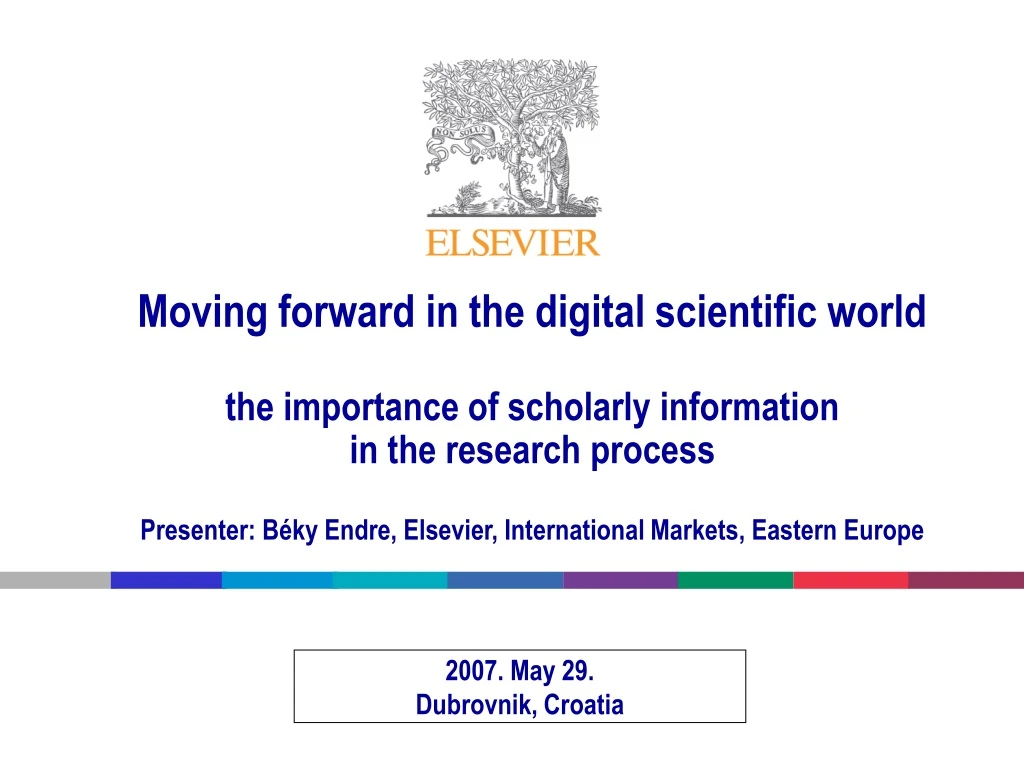 moving forward in the digital scientific world