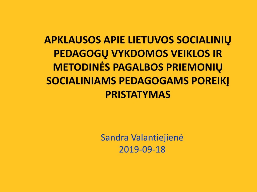 apklausos apie lietuvos socialini pedagog