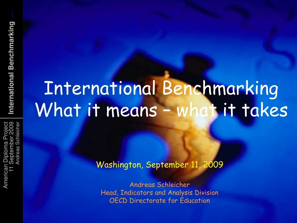 international benchmarking what it means what