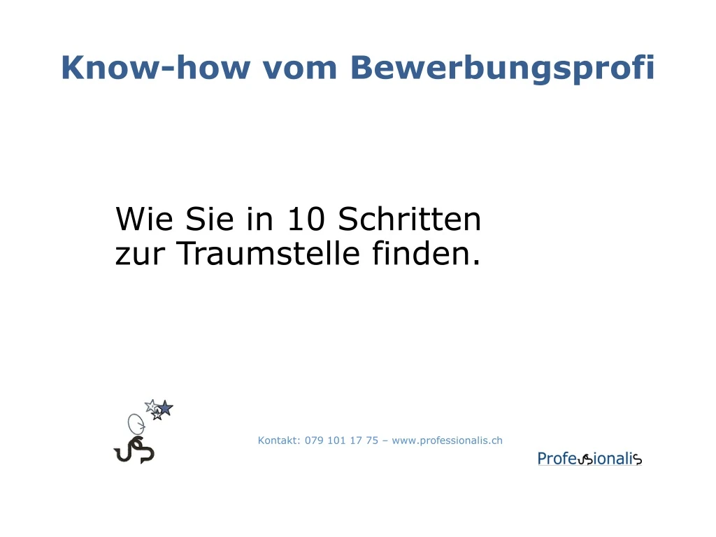 know how vom bewerbungsprofi