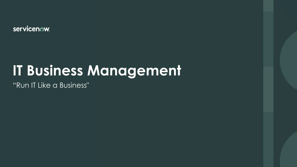 it business management
