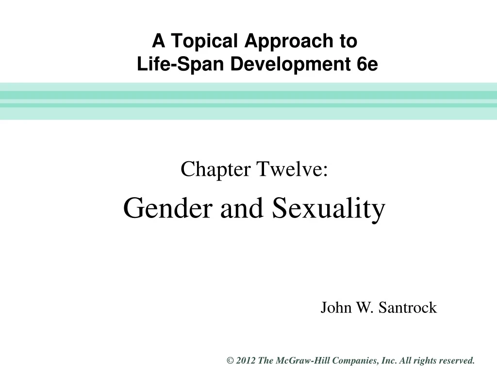 a topical approach to life span development 6e