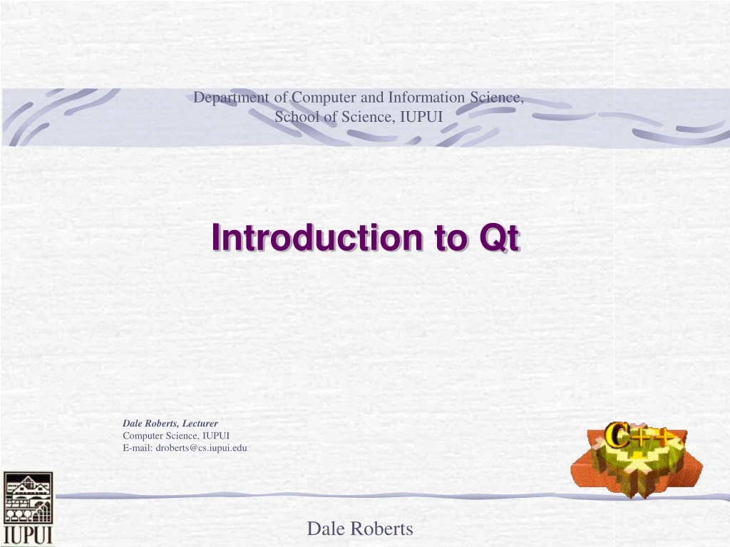 introduction to qt