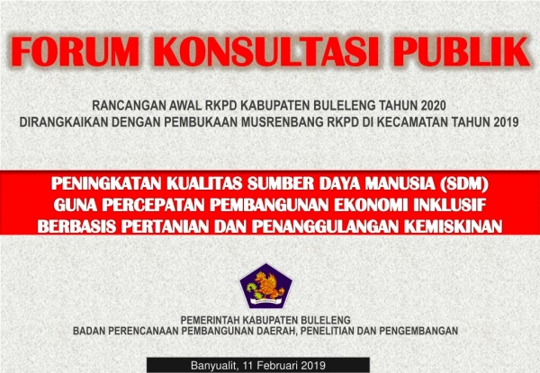 PENINGKATAN KUALITAS SUMBER DAYA MANUSIA (SDM)  GUNA PERCEPATAN PEMBANGUNAN EKONOMI INKLUSIF