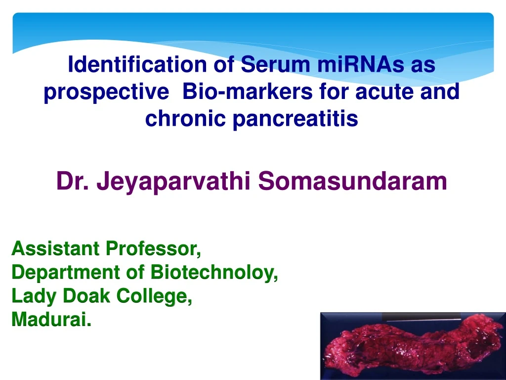 identification of serum mirnas as prospective