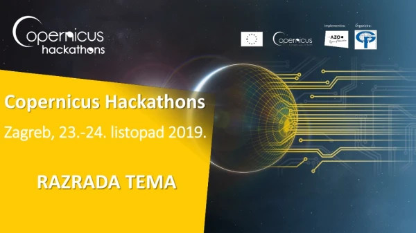 Copernicus Hackathons Zagreb, 23.-24. listopad 2019.