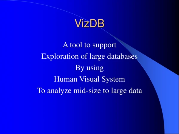 VizDB