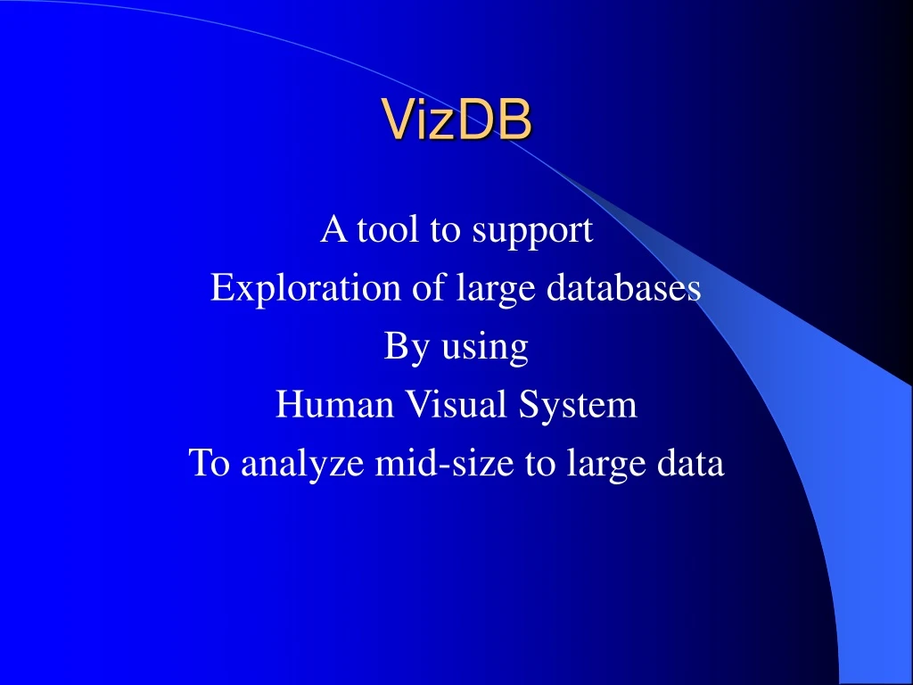 vizdb