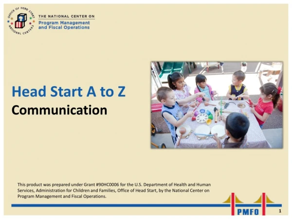 Head Start A to Z Communication