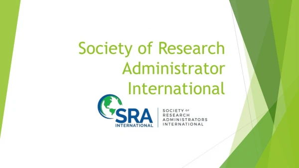 Society of Research Administrator International