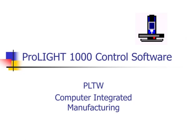 ProLIGHT 1000 Control Software